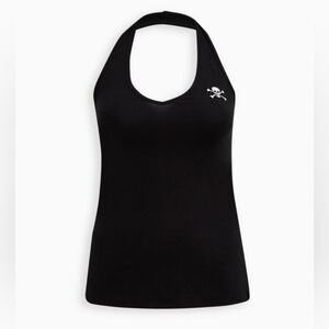 Torrid Foxy V-Neck Halter Top Sz 2